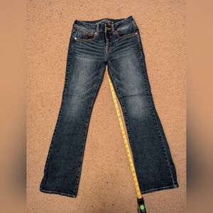 American Eagle Outfitters Women's Boot Cut Jeans - Dark Blue